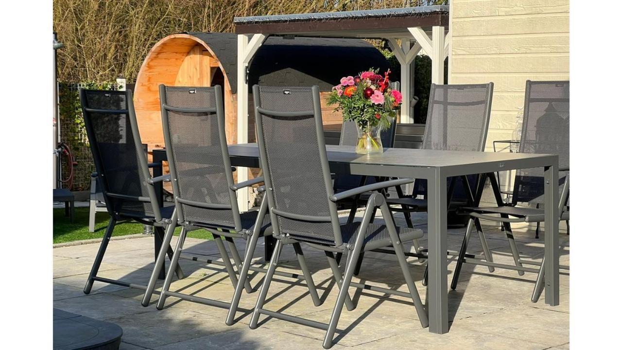 Chalet Buutengeweun, Met Luxe Jacuzzi En Tonsauna Sint Annaland Dış mekan fotoğraf